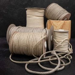 Vendor-unknown 5.6mm Hemp Braided Cords (50m Roll; ~164') DIY