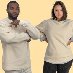 Vendor-unknown Women BUFFALO 100% Organic Cotton Fleece Sweatshirt (Unisex)