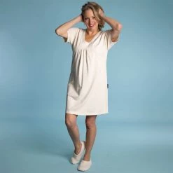 Rawganique CALMSVILLE 100% Organic Prima Cotton Loungewear Nightgown House Dress