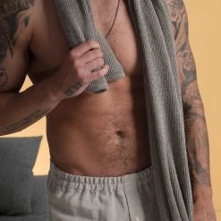 Towels CARDING MILL 100% Hemp Knit Bath Towel (30" X 50") BedBath 13 Towels CARDING MILL 100% Hemp Knit Bath Towel (30