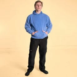 Vendor-unknown Elastic-free 100% Organic Hemp Cargo Pants (Unisex) Trousers & Jeans