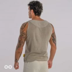 Rawganique CHOPIN 100% Organic French Linen Tank Top (Unisex)