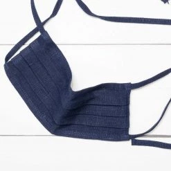 Vendor-unknown CICERO 100% Organic Linen Face Mask Mouth Mask (Elastic-free)