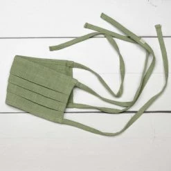 Vendor-unknown CICERO 100% Organic Linen Face Mask Mouth Mask (Elastic-free)