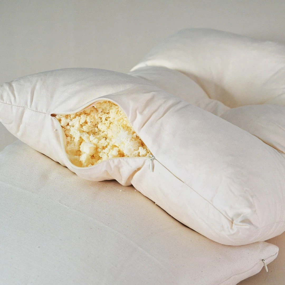 Vendor-unknown RODANTHE Organic Shredded Natural Rubber Latex Contour Bed Pillow (Made In USA) BedBath 5 Vendor-unknown RODANTHE Organic Shredded Natural Rubber Latex Contour Bed Pillow (Made In USA) BedBath