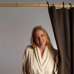 Vendor-unknown Blackout BELMONT Reversible 100% Organic Curtains (2-Layer Reversible) With Rings