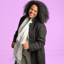 Vendor-unknown Warmwear & Outerwear DA VINCI COAT Organic Hemp Hooded Coat Lined With Organic Cotton Fleece (Black)