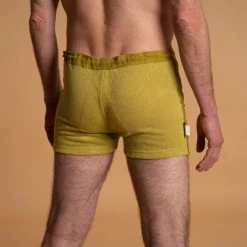 Vendor-unknown DAYTONA Elastic-free 100% Organic Hemp Knit Boxers (OC Thread)