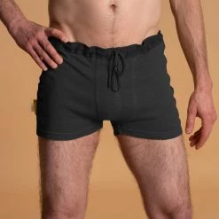Vendor-unknown DAYTONA Elastic-free 100% Organic Hemp Knit Boxers (OC Thread)