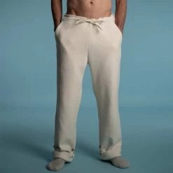 Vendor-unknown DEBUSSY Elastic-free 100% Organic Cotton Fleece Sweat Pants (Unisex)