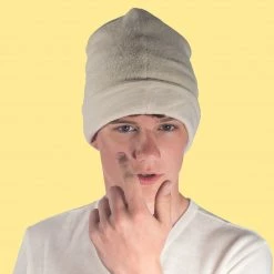 Vendor-unknown EVEREST Reversible 100% Organic Cotton Fleece Warm Winter Ski Hat Beanie (No Polyester, No Plastic) Warmwear & Outerwear