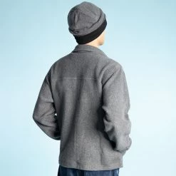 Vendor-unknown MAGIC MOUNTAIN 100% Organic Cotton Fleece Zippered Collar Jacket (Unisex) Warmwear & Outerwear