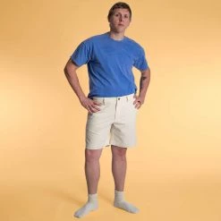 Fisherman's Wharf 100% Organic Cotton Twill Shorts (Unisex) (Slide Over Button) Womens’ Shorts