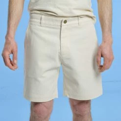 Fisherman's Wharf 100% Organic Cotton Twill Shorts (Unisex) (Slide Over Button) Womens’ Shorts
