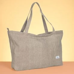 Vendor-unknown GIANT Food Haul 100% Organic Hemp Shopping - Travel Bag (Plastic-free)