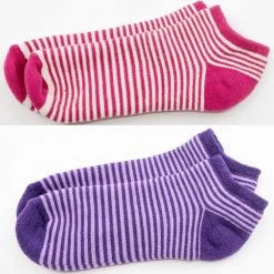 CYPRESS POINT 3-Pack Organic Cotton No-Show Anklet Footie Golf Socks