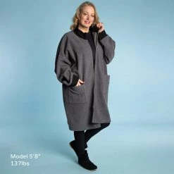 Vendor-unknown FRENCH INSPECTOR Unisex 100% Organic Cotton Fleece Jacket