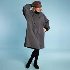 Vendor-unknown FRENCH INSPECTOR Unisex 100% Organic Cotton Fleece Jacket