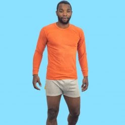 T-Shirts FRISCO 100% Organic Cotton Long-Sleeve T-shirt (Made In USA) (Unisex)