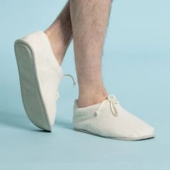 Vendor-unknown Living Room GERSHWIN Glue-free Organic Cotton Fleece House Shoes Slippers (Unisex)