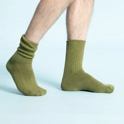 GETTYSBURG 3-Pack 92-98% Organic Cotton Crew Socks (Made In USA)