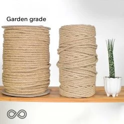 Ropes 6mm Hemp Rope - Gardening Grade (3kg Roll)
