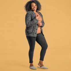 Vendor-unknown Women GRENOBLE 100% Organic Hemp Cardigan Sweater