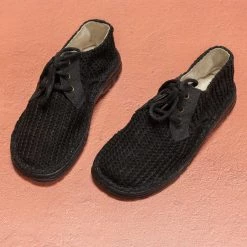 Footwear GRIEG Glue-free Handmade Hemp Knit Shoes (Men's Sizes)