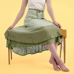 Vendor-unknown Bottoms HABANERA 100% Organic Hemp Long Skirt