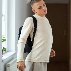 Vendor-unknown Tops HEMPTON 100% Organic Hemp Long-sleeve T-shirt Pullover