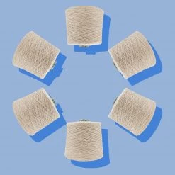 Twines DIY 6-Strand Unwaxed Hemp Twine (1kg Cone) (Undyed)