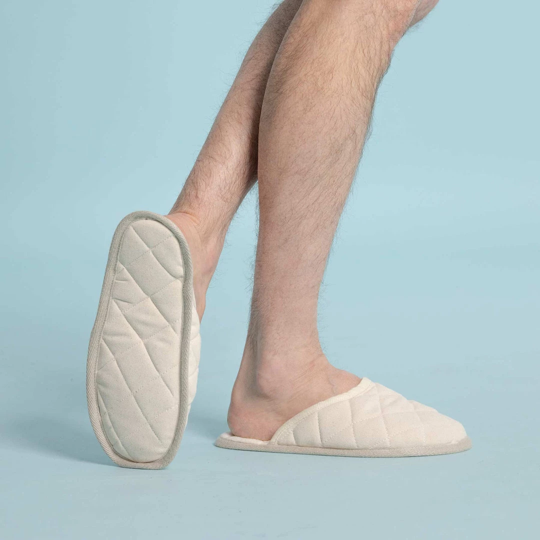Shoes HOKKAIDO 100% Organic Cotton Quilted Slippers (Unisex, Glue-free) Footwear 3 Shoes HOKKAIDO 100% Organic Cotton Quilted Slippers (Unisex, Glue-free) Footwear