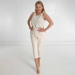 Vendor-unknown FINN 100% Organic Cotton Fleece 3/4 Jogger Pants (Quinn) Bottoms