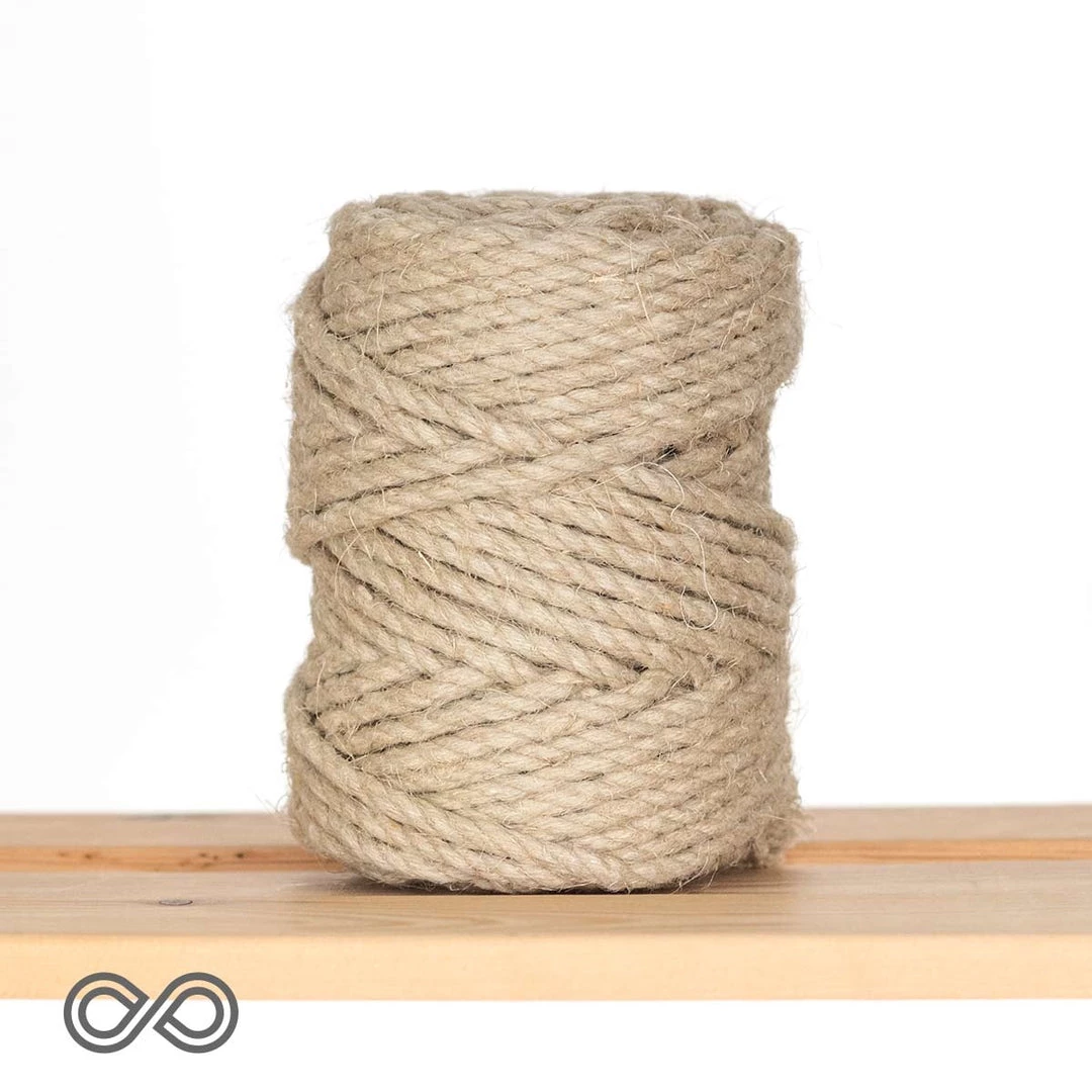 Ropes 6mm Hemp Rope (1/4") (1kg Roll) DIY 1 Ropes 6mm Hemp Rope (1/4") (1kg Roll) DIY