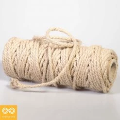 Ropes 6mm Hemp Rope (1/4") (1kg Roll) DIY 6 Ropes 6mm Hemp Rope (1/4