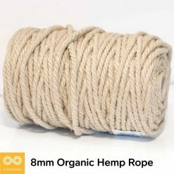 Ropes 8mm Hemp Rope (4kg Roll)