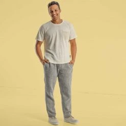 Vendor-unknown Men RAINIER Elastic-Free Flex-Waist 100% Organic Hemp Jogger Pants (Unisex)