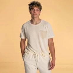 Vendor-unknown HUDSON 100% Organic Hemp Raglan T-Shirt With Pocket