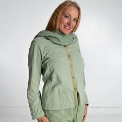 Vendor-unknown AVIGNON 100% Organic Prima Cotton Jersey Shirt / Lounge Top Women