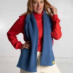 Vendor-unknown HURON Reversible 100% Organic Cotton Fleece - Jersey Scarf (Unisex)