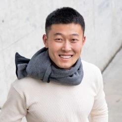 Vendor-unknown HURON Reversible 100% Organic Cotton Fleece - Jersey Scarf (Unisex)