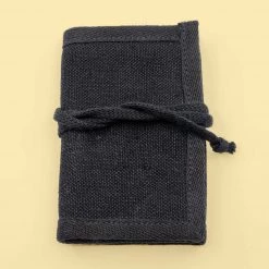Vendor-unknown IDAHO 100% Organic Hemp Trifold Wallet (Plastic-free, Vegan, Velcro-free)(3.5x5) ShoesBags&More