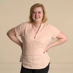 Vendor-unknown Women IRELAND 100% Organic Hemp Blouse 12 Vendor-unknown Women IRELAND 100% Organic Hemp Blouse