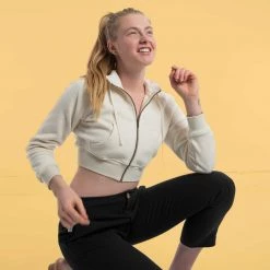 Vendor-unknown ISADORA 100% Organic Cotton Fleece Zippered Hoodie 20 Vendor-unknown ISADORA 100% Organic Cotton Fleece Zippered Hoodie