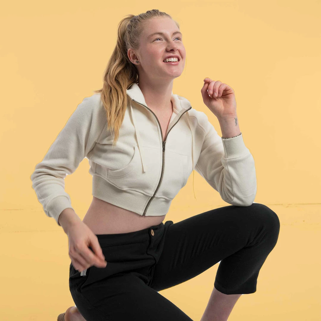 Vendor-unknown ISADORA 100% Organic Cotton Fleece Zippered Hoodie 8 Vendor-unknown ISADORA 100% Organic Cotton Fleece Zippered Hoodie