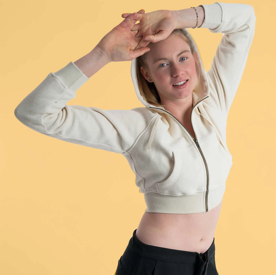 Vendor-unknown ISADORA 100% Organic Cotton Fleece Zippered Hoodie 6 Vendor-unknown ISADORA 100% Organic Cotton Fleece Zippered Hoodie