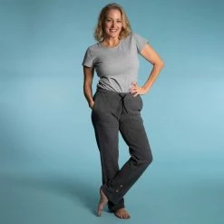 Vendor-unknown JOLENE Women's 100% Organic Cotton Fleece Sweat Pants (Women's And Plus Sizes) Bottoms