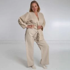 Vendor-unknown Trousers & Jeans MORIO 100% Hemp Karate Gi Pants (Unisex)