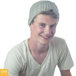 Vendor-unknown Sports & Outdoor SEATTLE 100% Organic Linen Knit Hat - Skull Cap (Unisex)