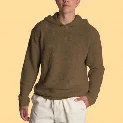 Vendor-unknown Cornwall Men's 100% Hemp Hooded Sweater Tops